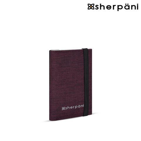 Sherpani Vienna AT 防盜多功能護照夾｜酒紅Merlot