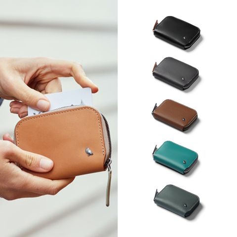 Bellroy Folio Mini RFID 植鞣皮拉鍊錢包