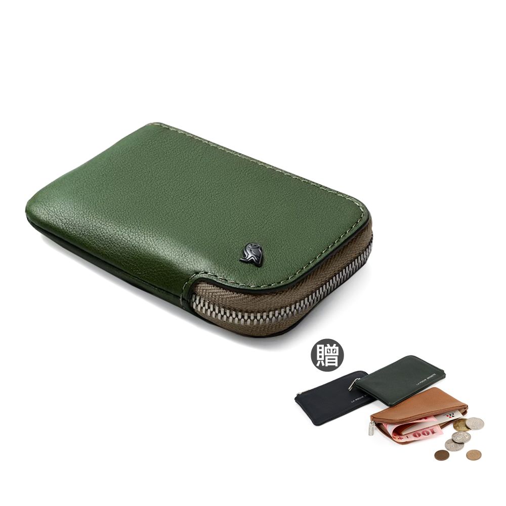 Bellroy Card Pocket 系列拉鍊零錢包卡片夾 - 騎兵綠