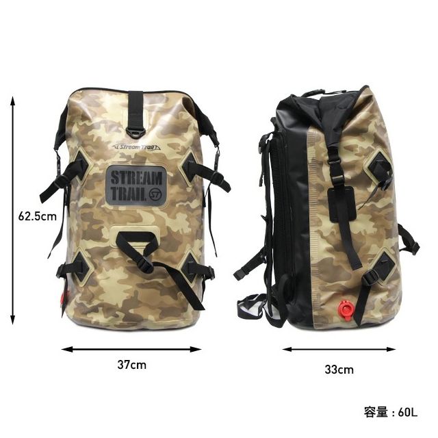 62.5cm STREAMTRAIL37cm33cm容量:60L