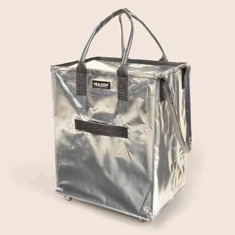 HULKEN® 浩肯包2.0（大）- 銀色 大型購物車 環保購物袋 折疊推車