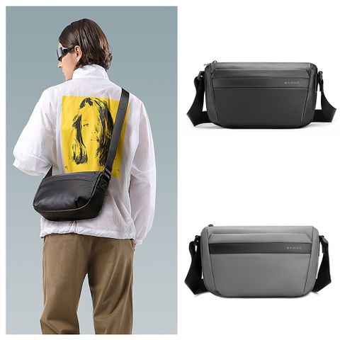 【leaper】現代簡約時尚機能防水單肩斜挎郵差包 2色可選