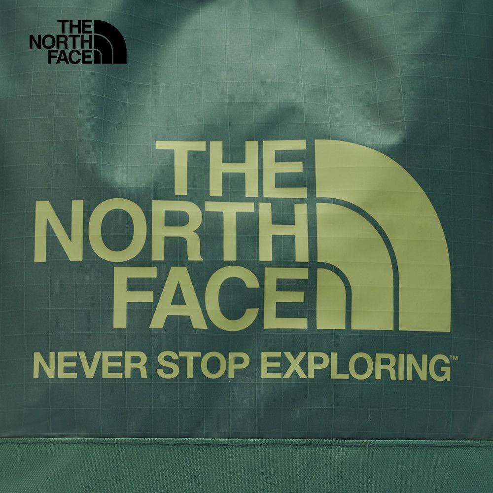 The North Face 北面 男女款綠色大LOGO印花便捷休閒單肩包｜7QU6K0O