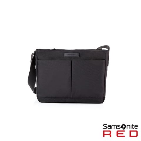 Samsonite RED  ROGART 都會商務尼龍斜背包(黑色)