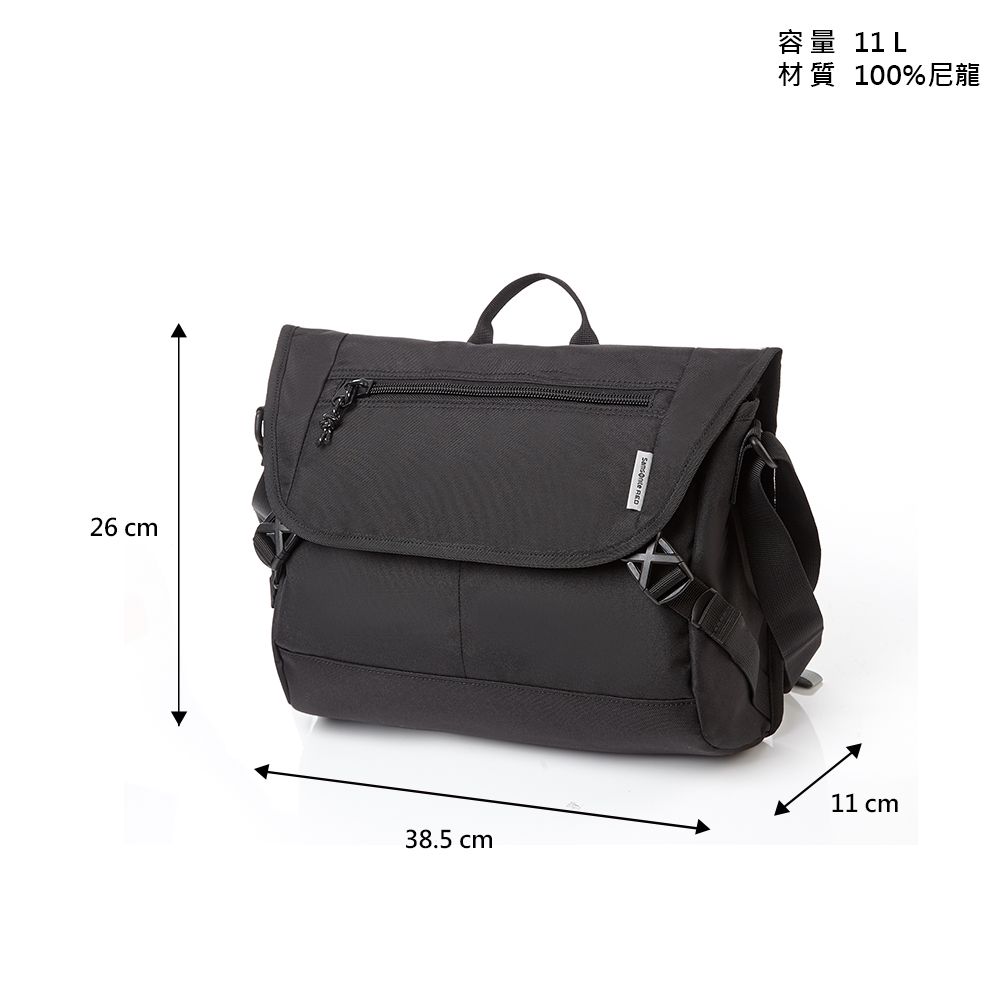 Samsonite RED 新秀麗 CLYNEE 輕量尼龍潮流郵差包/斜肩包/側背包/斜背包/筆電包/電腦包14吋(多色可選)