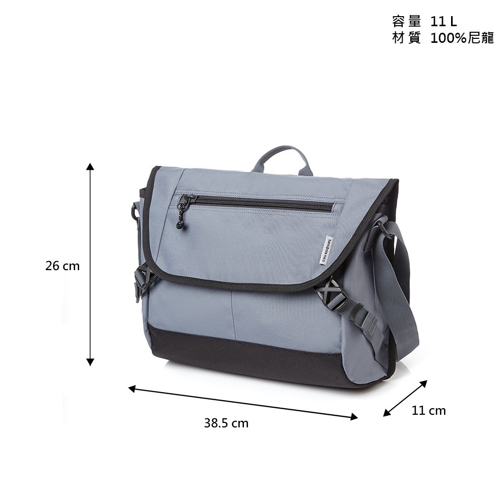 Samsonite RED 新秀麗 CLYNEE 輕量尼龍潮流郵差包/斜肩包/側背包/斜背包/筆電包/電腦包14吋(多色可選)