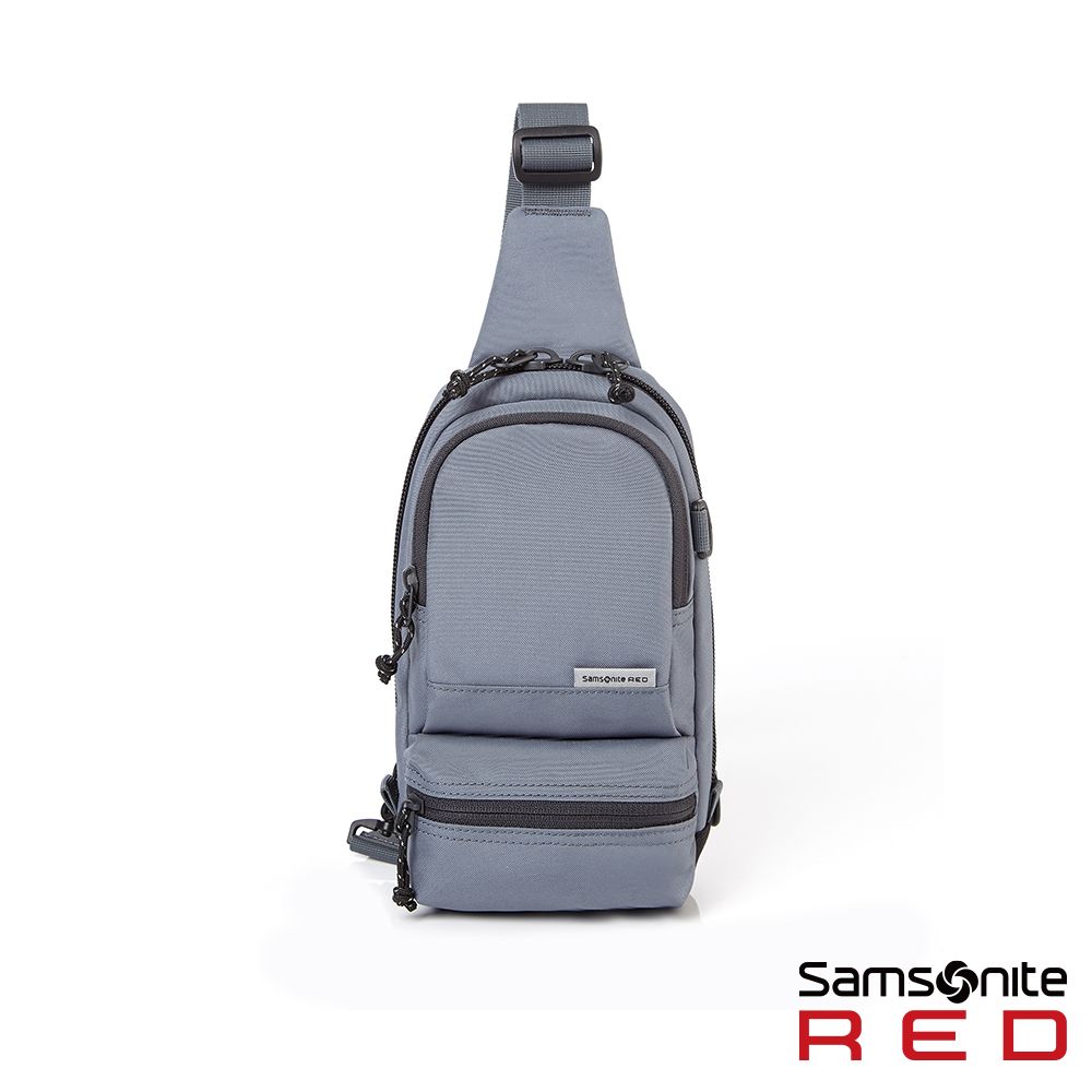 Samsonite RED 新秀麗 CLYNEE 輕量尼龍潮流斜肩包/胸包/斜跨包/單肩包(多色可選)