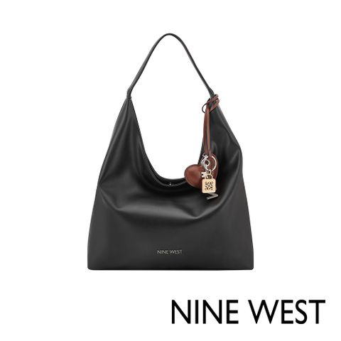 NINE WEST KEYLEE HOBO 經典單肩包-黑色(564602)