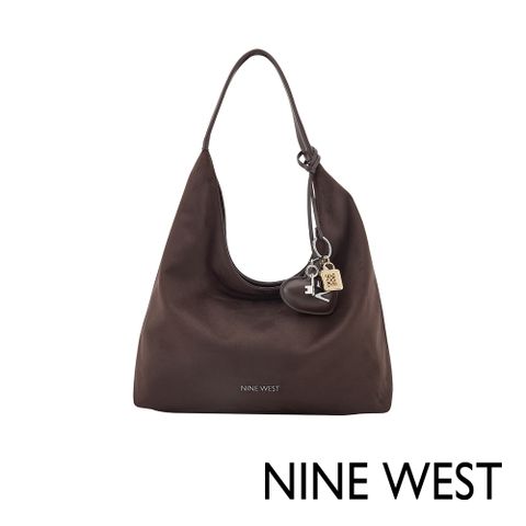 NINE WEST KEYLEE HOBO 經典單肩包-深咖啡(564602)