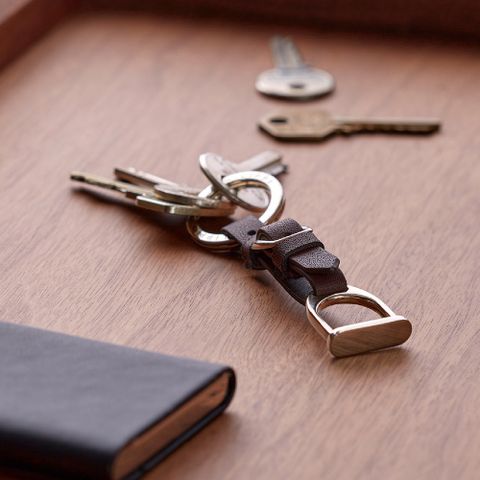 PHILIPPI 馬鐙皮革鑰匙圈