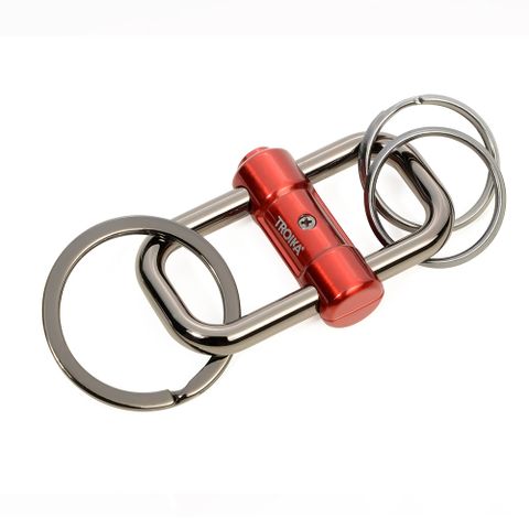 【TROIKA】兩端轉換鑰匙圈(紅色)