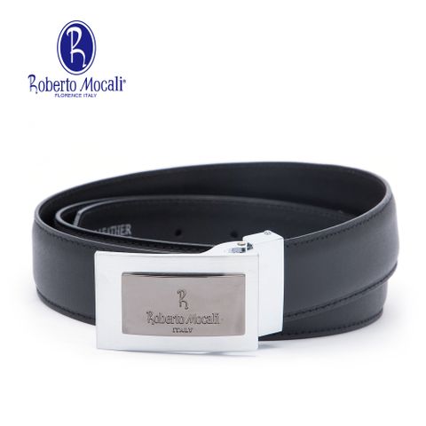 【Roberto Mocali】(RM-6088-F)扣洞式牛皮皮帶