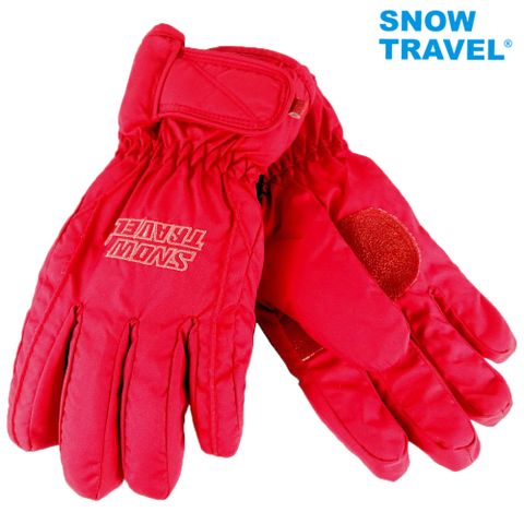 [snowtravel]AR-ONE英國TPU防水套+白鵝羽絨700fill防水保暖滑雪手套/紅M號