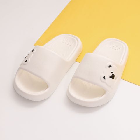 馬卡龍QQ舒適拖鞋-白
