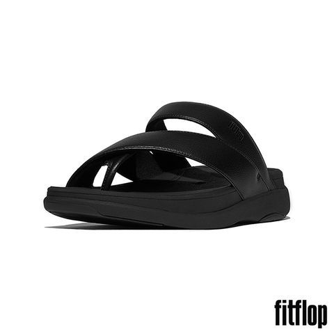 【FitFlop】F-MODE GO 夾腳套趾涼鞋-男(靚黑色)