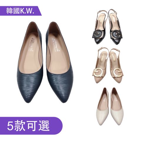 K.W. 台灣精品鞋手工娃娃鞋通勤系列B(帆布/樂福鞋/休閒鞋/通勤/厚底/軟Q)