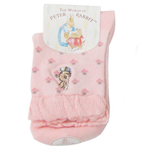 PETER RABBIT 比得兔 【一品川流】小碎花精繡大童襪-2雙