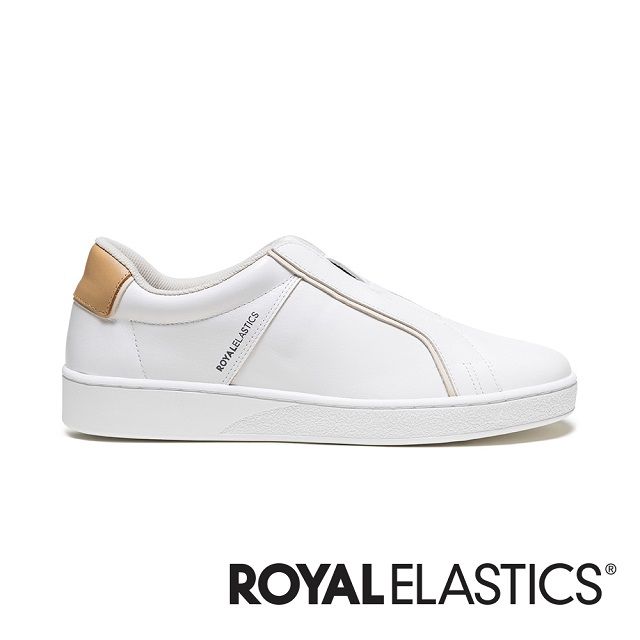 Royal Elastics Duca 白棕真皮運動休閒鞋 (男) 06842-007
