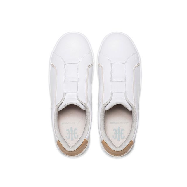 Royal Elastics Duca 白棕真皮運動休閒鞋 (男) 06842-007