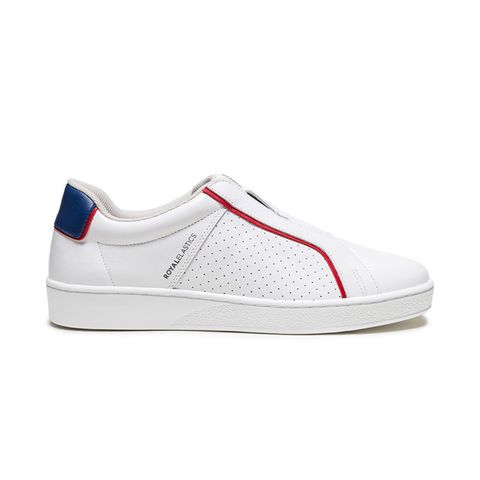 ROYAL ELASTICS Duca 白藍紅真皮運動休閒鞋 (男) 06842-015