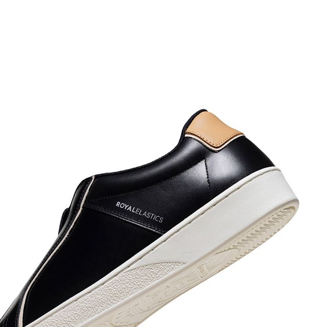 Royal Elastics Duca 黑棕真皮運動休閒鞋 (男) 06842-997