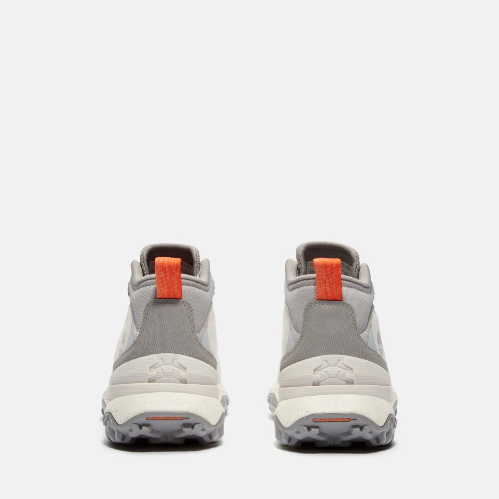Timberland 男款白色Motion Access中筒健走鞋｜A6DBDEXE