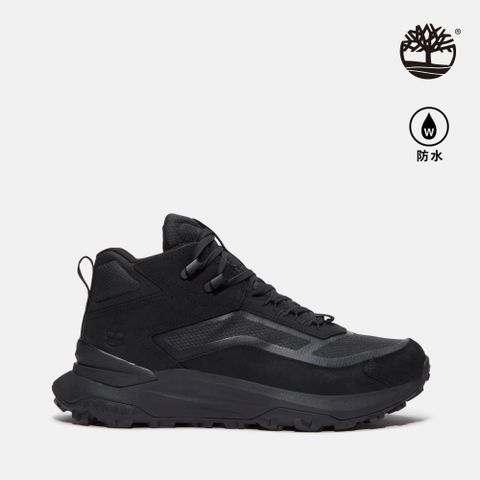 Timberland 男款黑色Motion Access中筒健行鞋|A6DX6EL0