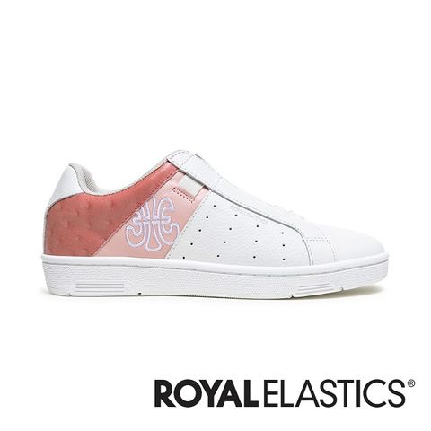 ROYAL ELASTICS ICON OG 粉白真皮運動休閒鞋 (女) 91943-011