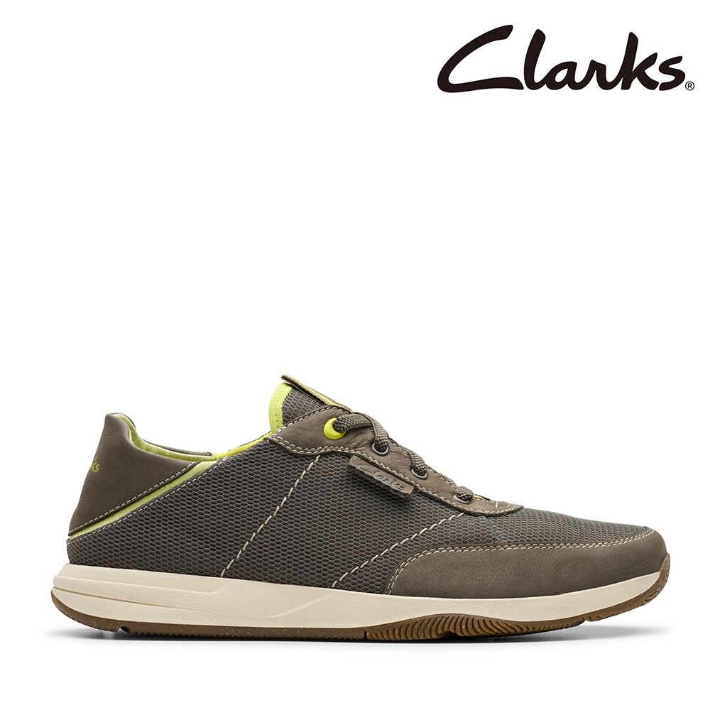 Clarks 男款Sailview Sport 異材質拼接休閒鞋CLM82004C