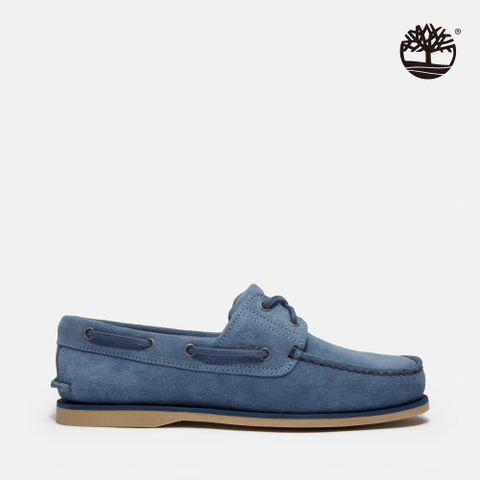 Timberland 男款藍色休閒帆船鞋｜A4187ES3