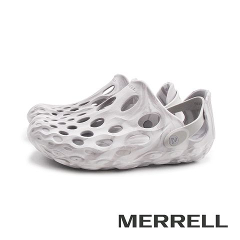 MERRELL(男)Hydro Moc風格潮流水陸兩棲溯溪洞洞鞋 男鞋-灰白