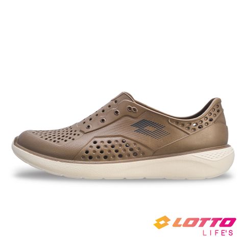 【LOTTO 義大利】男 ROVER 晴雨穿搭休閒鞋(摩卡棕)