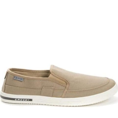 CROSBY BEIGE CASUAL CLOSED SHOES 米白色男款鞋子