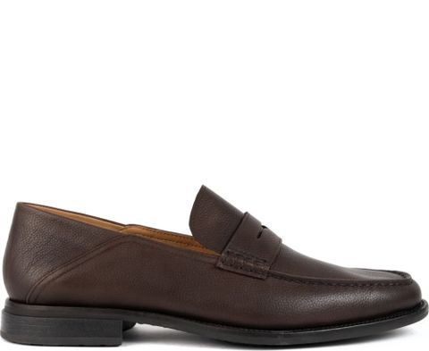 SERGIO MORETTI BROWN 休閒日常CLOSED LOAFERS 棕色男款鞋子