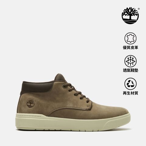 Timberland 男款灰色中筒休閒鞋|A69M1EL8