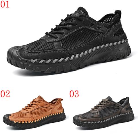 大友WX1370網鞋男2025新款夏季網眼鏤空透氣男鞋軟底網面運動休閒鞋