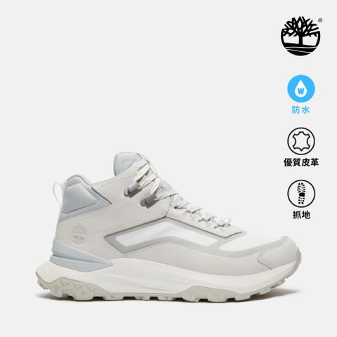 Timberland 男款白色Motion Access防水中筒健走鞋|A6DX6ETG
