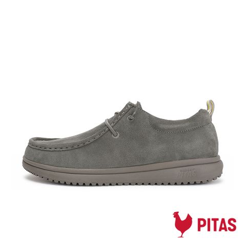 【Walk In Pitas】男鞋 WAVE TEXAS 防水時尚懶人鞋/休閒鞋 (PI2583-213 夜幕灰)