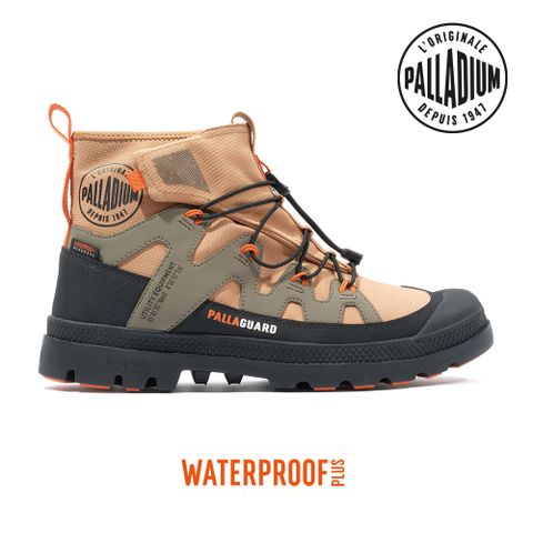 PALLADIUM PAMPA LITE+ XPLOR WP+再生科技輕量橘標防水鞋/休閒鞋-男鞋/女鞋-棕/黑