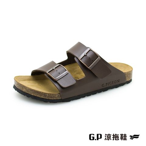 G.P 啟蒙 【 男款雙帶柏肯鞋】M391-30 咖啡色 (SIZE:40-44 共三色)