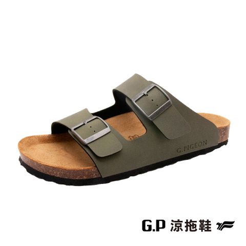 G.P 啟蒙 【 男款雙帶柏肯鞋】M391-60 綠色 (SIZE:40-44 共三色)