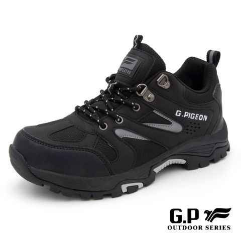 G.P 啟蒙 男款登山休閒鞋 P0660M-10 黑色 (SIZE:40-44 共三色)