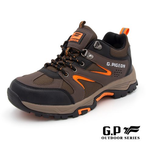 G.P 啟蒙 男款登山休閒鞋 P0660M-30 咖啡色 (SIZE:40-44 共三色)