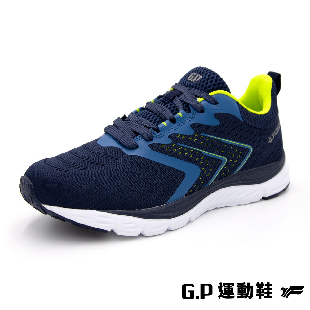 G.P 啟蒙 男款超輕量寬楦運動鞋-IV(P8470M-26)藍綠色(SIZE:39-44)