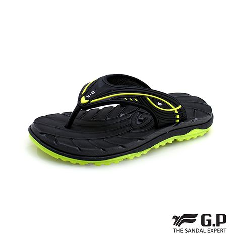 G.P 啟蒙 【 經典款VII-中性舒適夾腳拖】G1533-60 綠色 (SIZE:36-44 共三色)