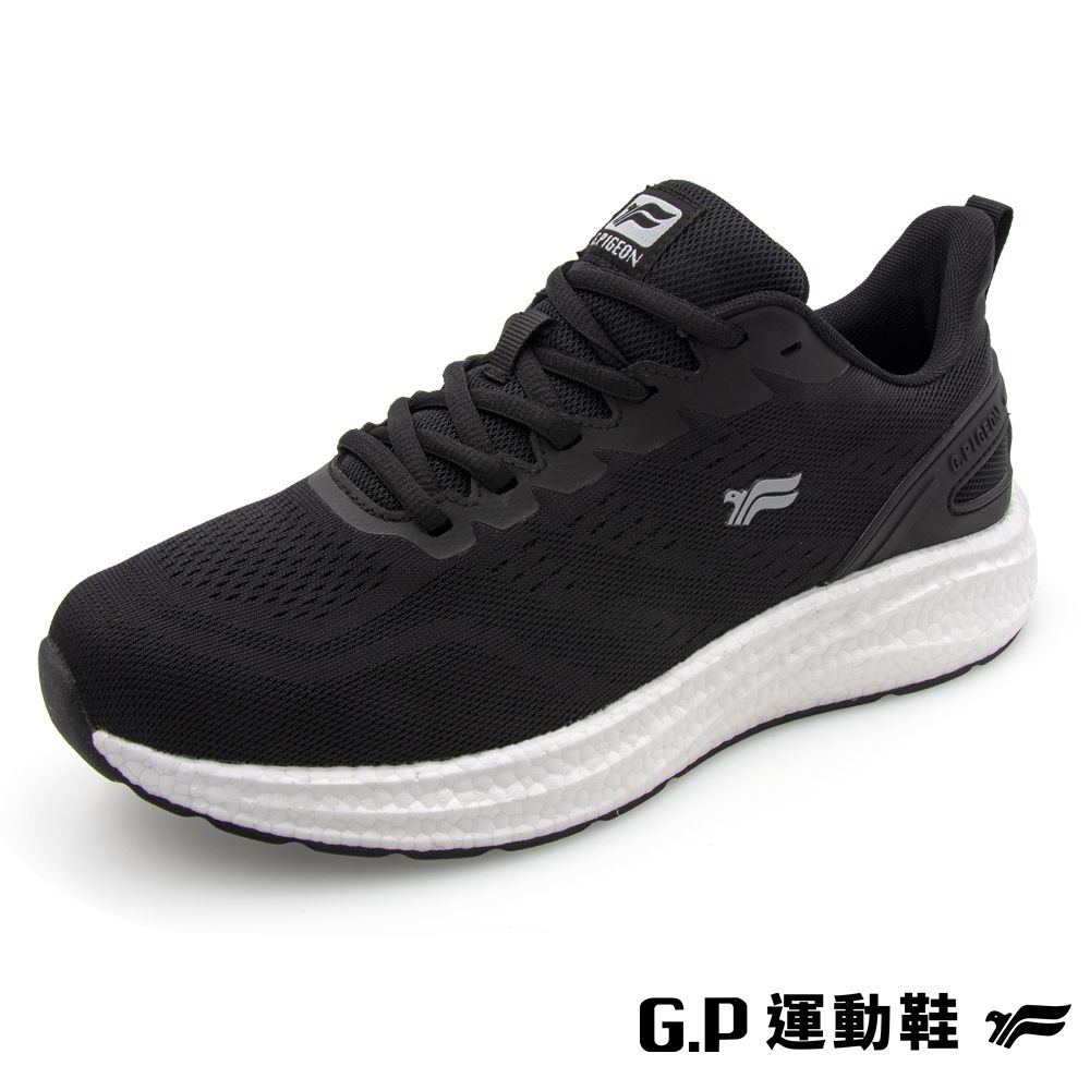 G.P 啟蒙 男款無限輕彈運動鞋(P0666M-10)黑色(SIZE:39-44)