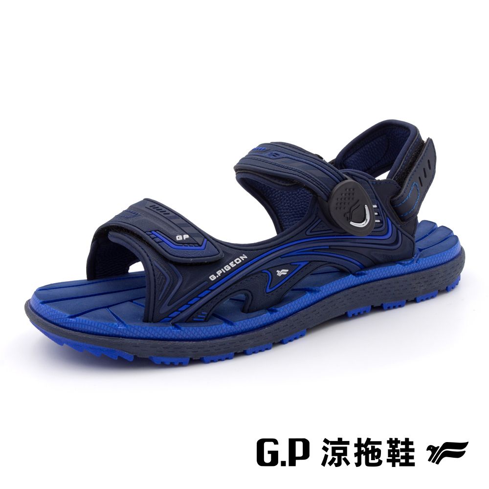 G.P 啟蒙 【 中性經典舒適磁扣兩用涼拖鞋】G3888-20 藍色 (SIZE:36-44 共三色)