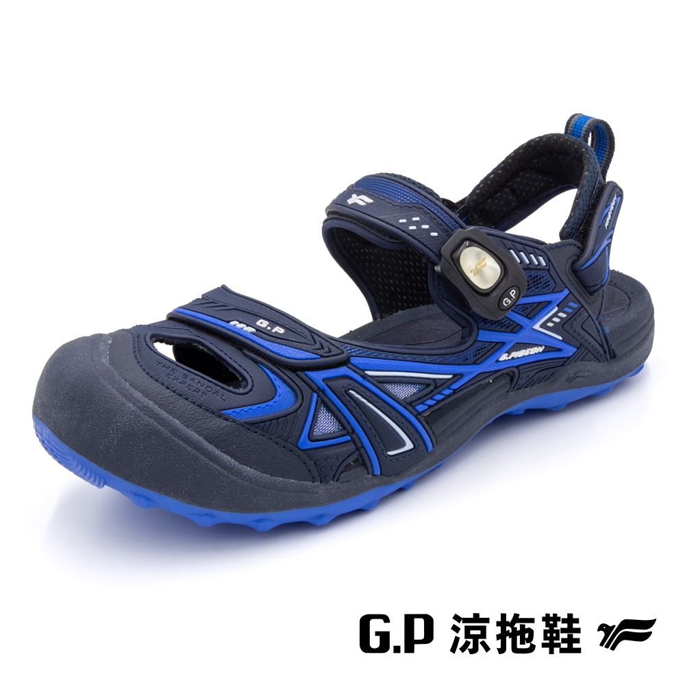 G.P 啟蒙 【 男款戶外越野護趾鞋】G3842M-20 藍色 (SIZE:40-44 共二色)