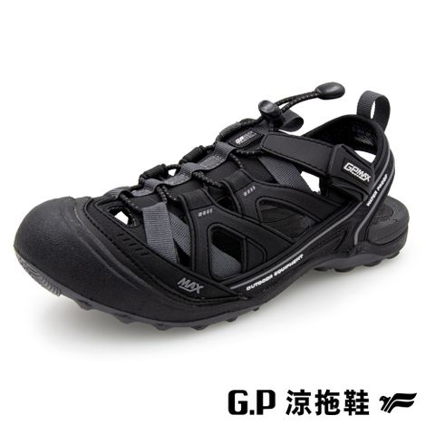 G.P 啟蒙 【 女款MAX戶外越野護趾鞋】G3895W-10 黑色(SIZE:35-39 共三色)