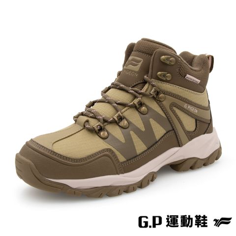 G.P 啟蒙 女款高筒防水登山休閒鞋(P1122W-60)綠色(SIZE:36-40)